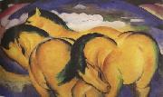 Franz Marc The Little Yellow Horses (mk34) Spain oil painting artist